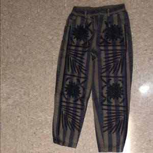 Brand New UO Kimchi Blue Embroidered Pants